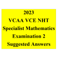 Detailed answers 2023 VCAA VCE NHT Specialist Mathematics Examination 2